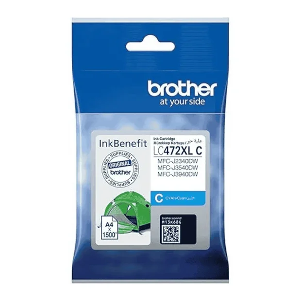 Brother LC472XL High Capacity Ink Cartridge (Cyan)