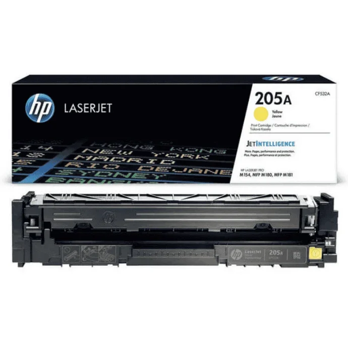 HP 205A Yellow LaserJet Toner Cartridge-CF532A