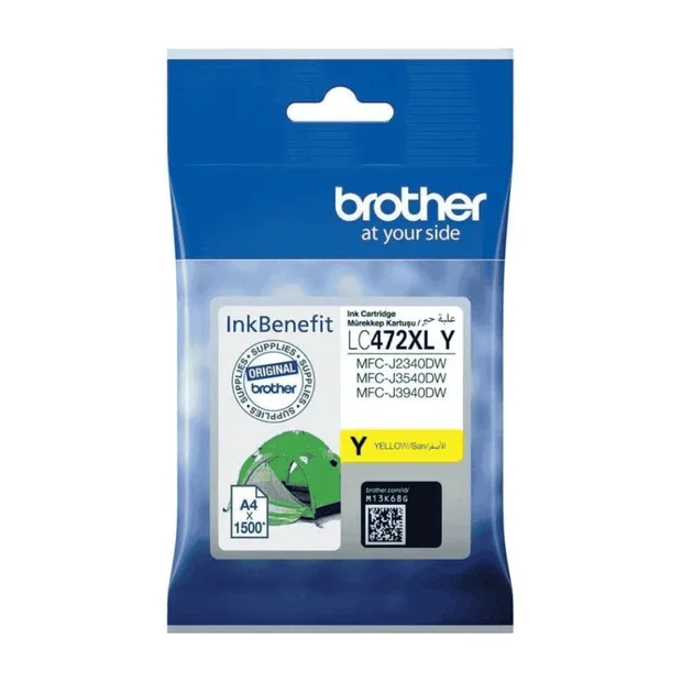 Brother LC472XL High Capacity Ink Cartridge for Brother MFC-J2340DW Printer (Yellow)