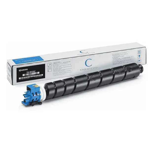 Kyocera Toner Cartridge TK-8335 C - CYAN - 12.000 Pages High Capacity Genuine Premium Printer Toner - 1T02L7CNL0 - T02L7CNL - for TASKalfa 3252ci