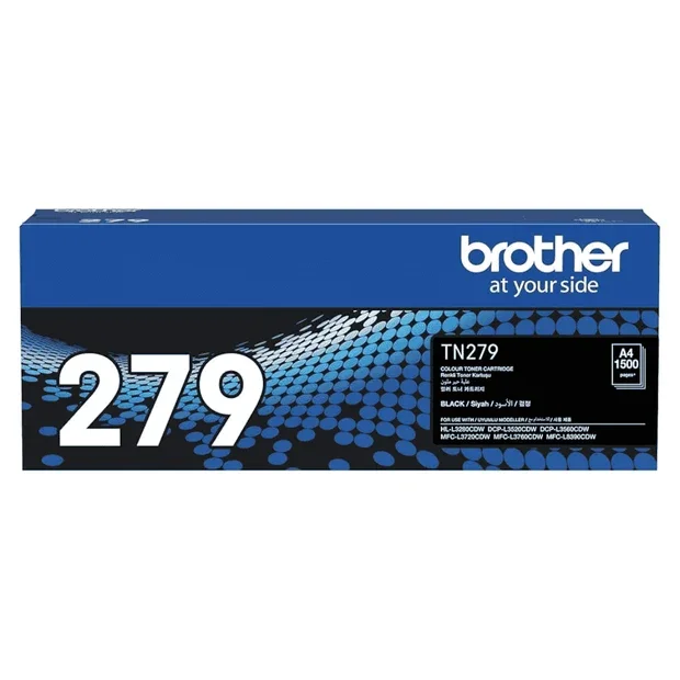 Brother Genuine TN279BK Standard Yield Black Ink Printer Toner Cartridge