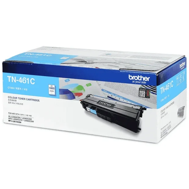 Brother Genuine TN-461C Standard Yield Cyan Ink Printer Toner Cartridge