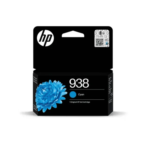 HP 938 Original Ink Cartridge Cyan