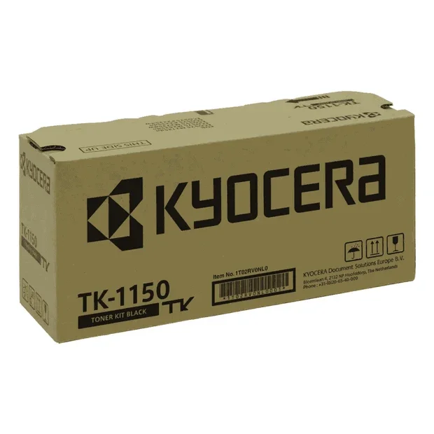 Kyocera TK‑1150 Black Toner Cartridge – Genuine, 3,000‑Page Yield