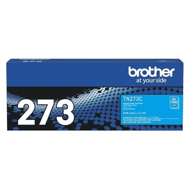 Brother Genuine TN-273C Standard Yield Cyan Ink Printer Toner Cartridge