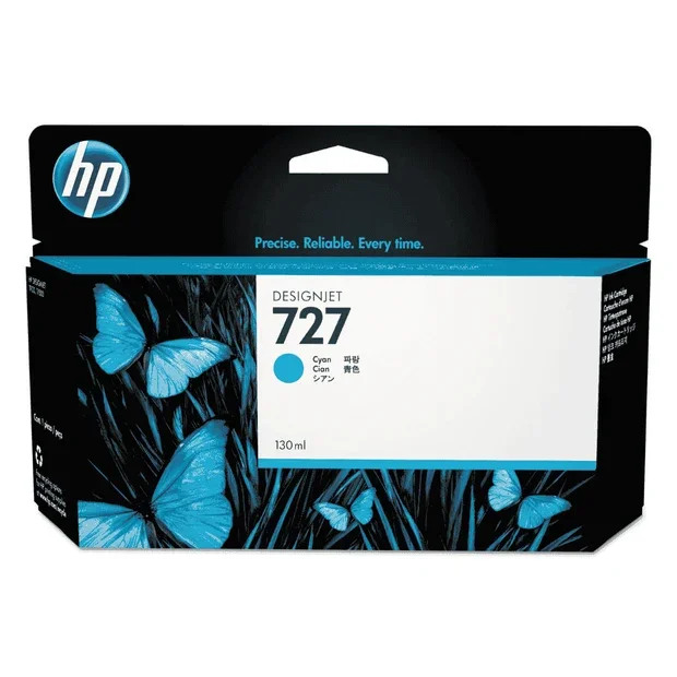 HP 727 B3P19A Cyan 130-ml Genuine HP DesignJet Ink Cartridge