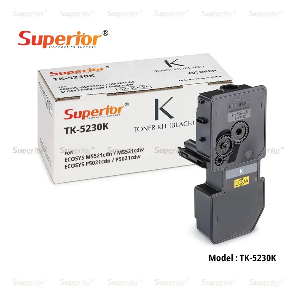 Superior TK-5230K Black High Yield Compatible Toner Cartridge