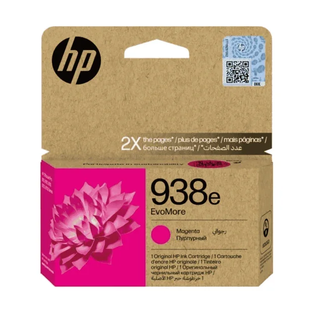 HP 938e EvoMore Magenta Original Ink Cartridge(4S6Y0PE)