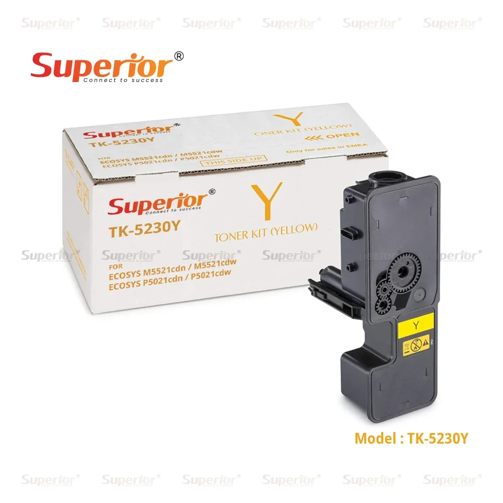 Superior TK-5230Y Yellow High Yield Compatible Toner Cartridge