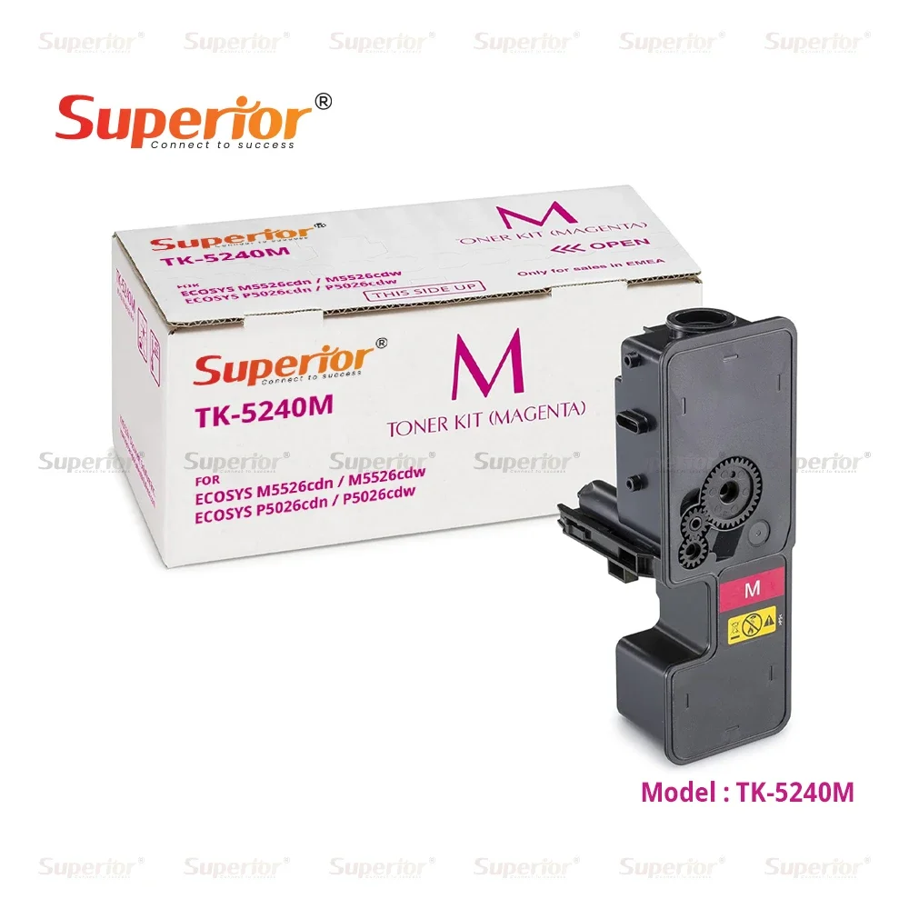 Superior TK-5240M Magenta High Yield Compatible Toner Cartridge