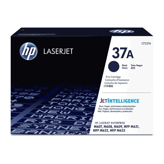 HP 37A Black LaserJet Toner Cartridge CF237A