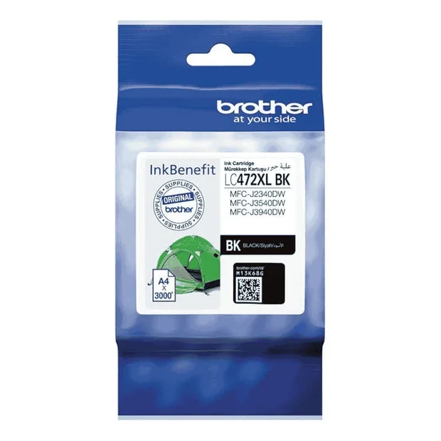 Brother LC472XL High Capacity Ink Cartridge for Brother MFC-J2340DW Printer (Black)