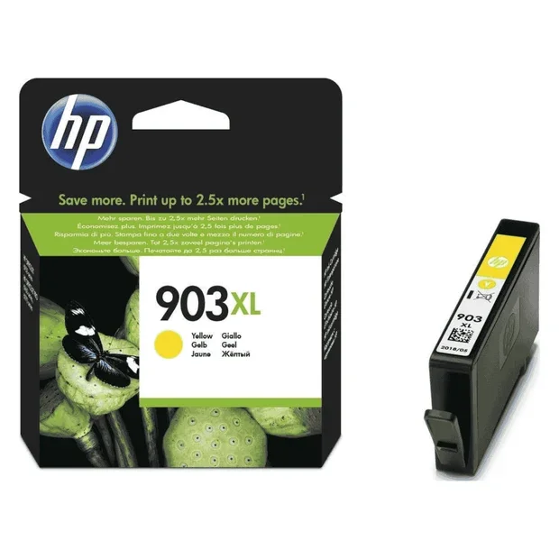 HP 903XL High Yield Yellow Original Ink Cartridge | T6M11AE