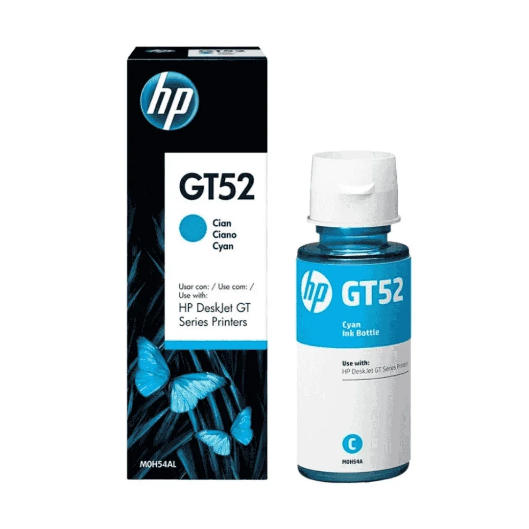 HP GT52 Cyan Ink Bottle 70ml - M0H54AE