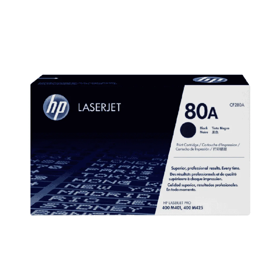 HP 80A Toner Cartridge CF280A for HP Laserjet PRo 400 M401 and MFP 425