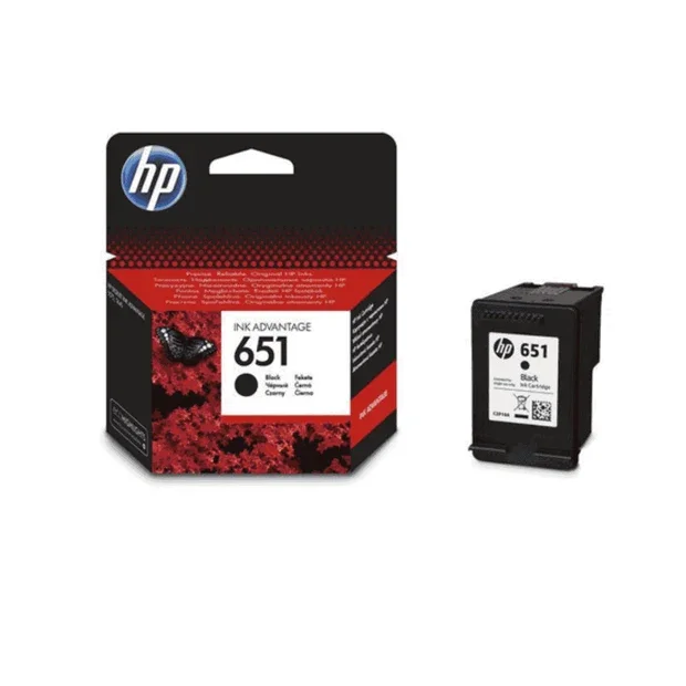 HP 651 Black Original Ink Advantage Cartridge (C2P10AE)