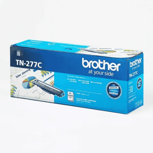Brother TN-277 High Capacity Toner Cartridge for HL-L3270CDW DCP-L3551CDW (Cyan)