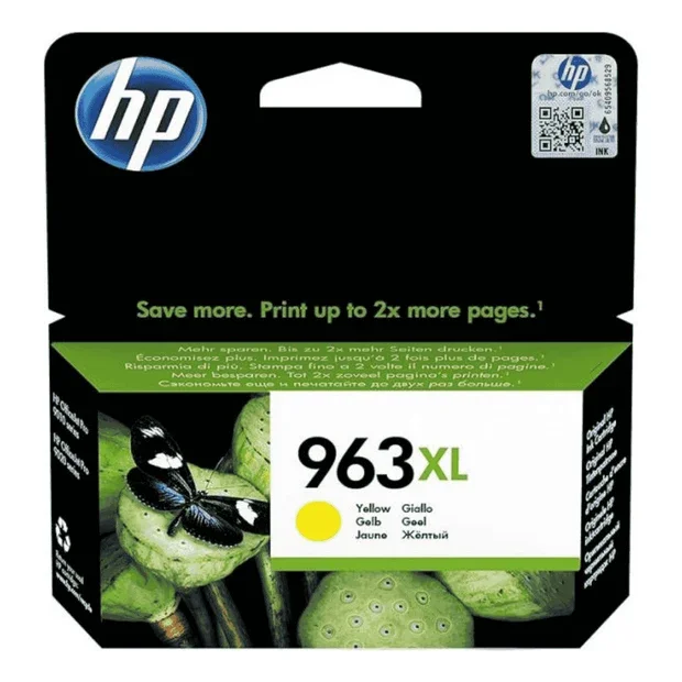 HP 963XL High Yield Yellow Original Ink Cartridge 3JA29AE