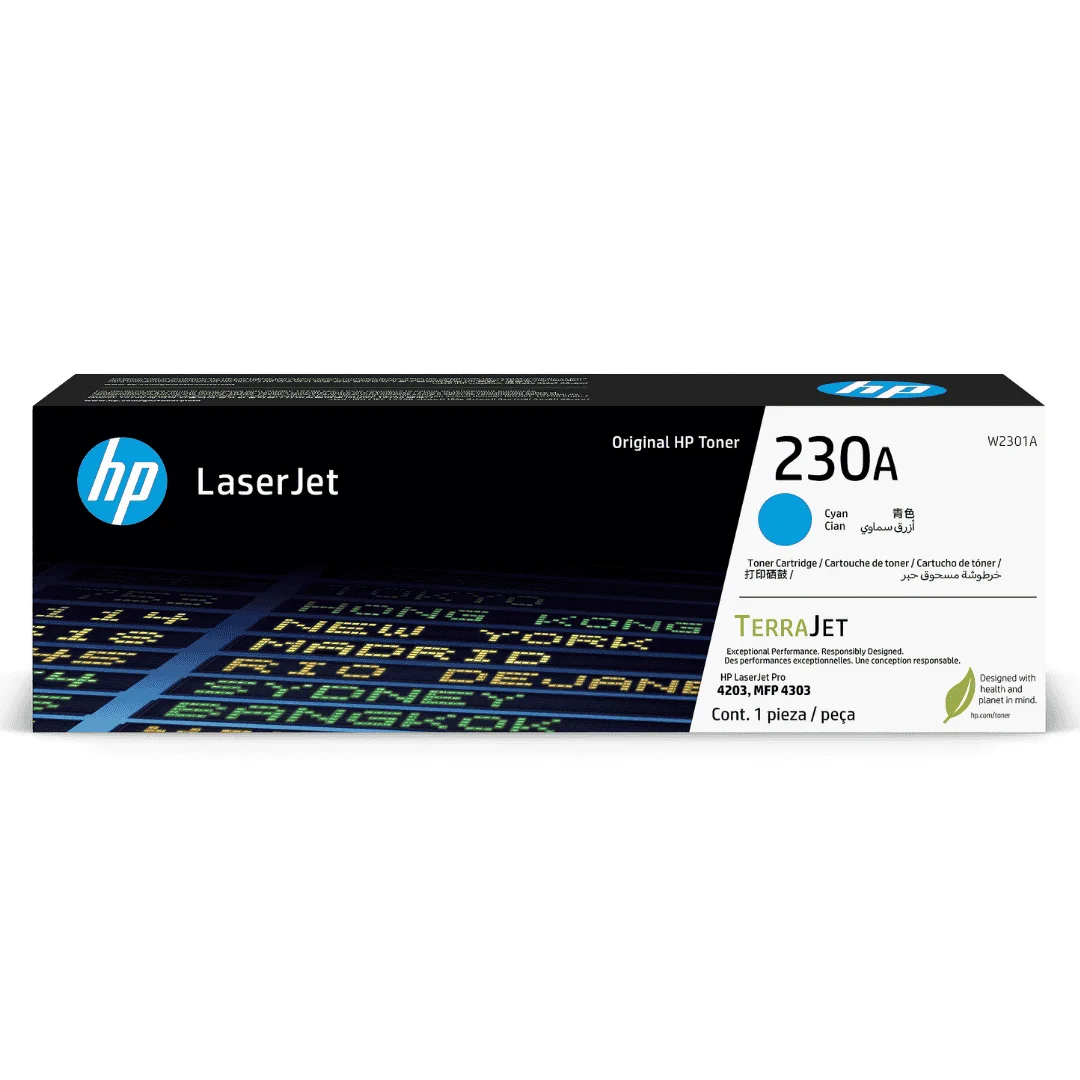 HP 230A Cyan Original Laserjet Toner Cartridge
