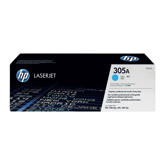 HP 305A (CE411A) Cyan Original LaserJet Toner Cartridge