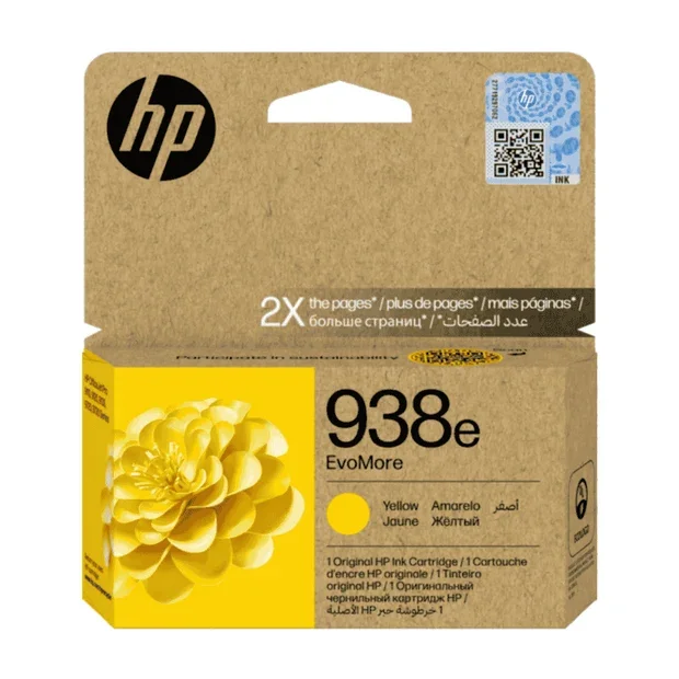 HP 938e Yellow Ink High Capacity Cartridge - 4S6Y1PE