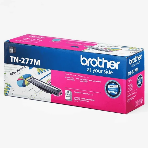 Brother TN-277 High Capacity Toner Cartridge for HL-L3270CDW DCP-L3551CDW (Magenta)