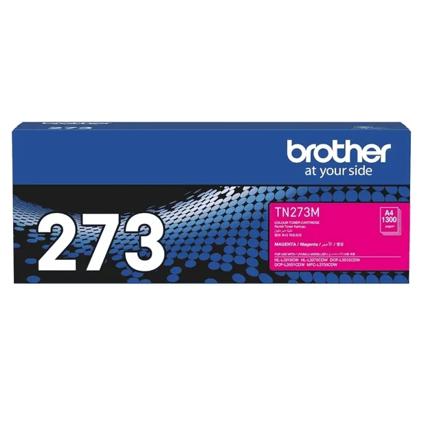 Brother Genuine TN-273M Standard Yield Magenta Ink Printer Toner Cartridge